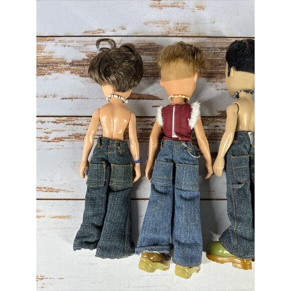 Lot of 4 Bratz Boyz Dolls with Cloths and Some Have Shoes MGA - Picture 3 of 4
